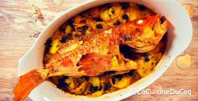 recette poisson-au-four-rascasse